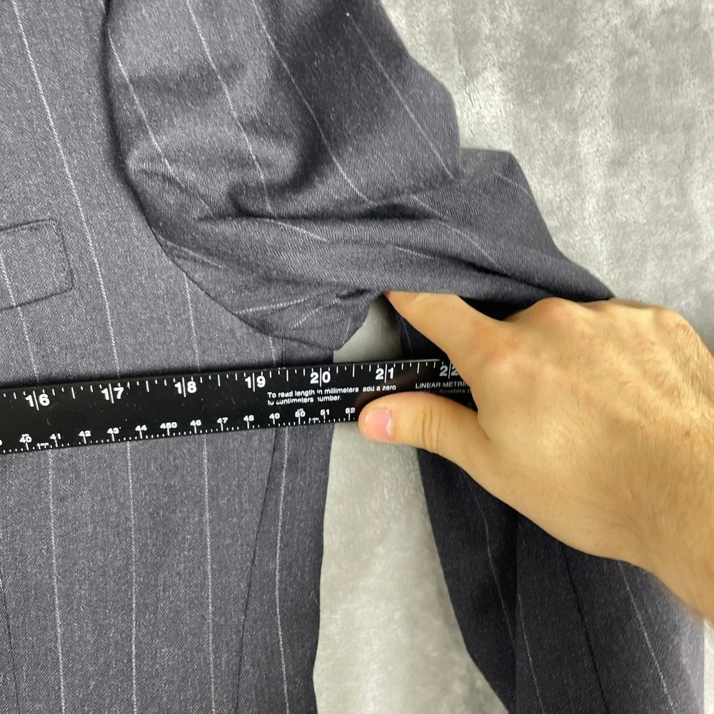 Vintage Brooks Brothers Suit Mens 40 34x30 Pinstripe 1970s USA Wool 2 Piece